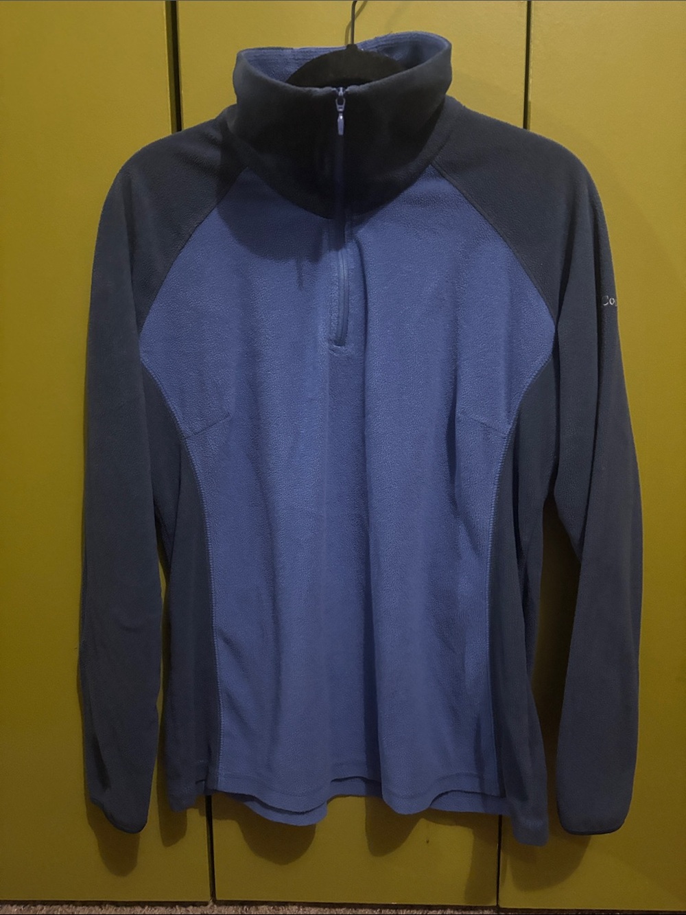Women's Columbia Blue Quarter-Zip Fleece Pullover